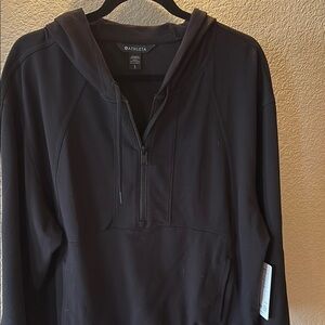 Athleta Black Hoodie Sweatshirt